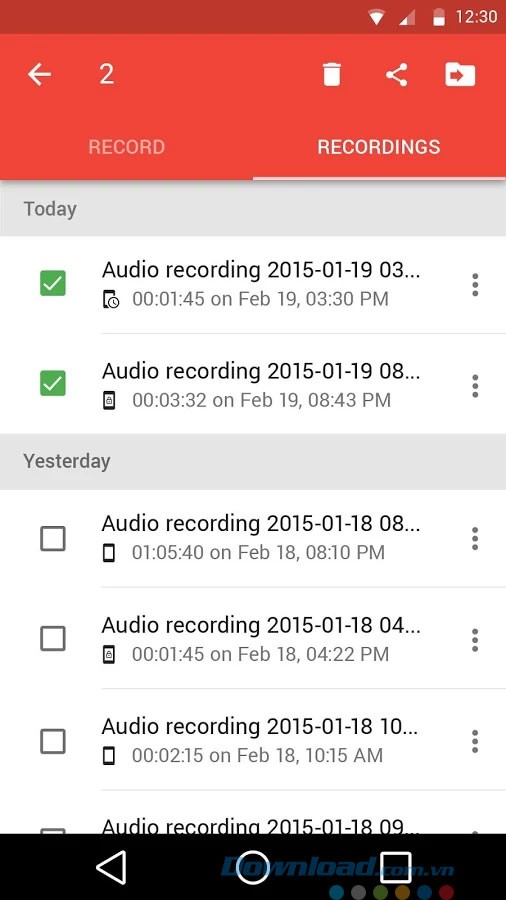 Lựa chọn và thao tác với file