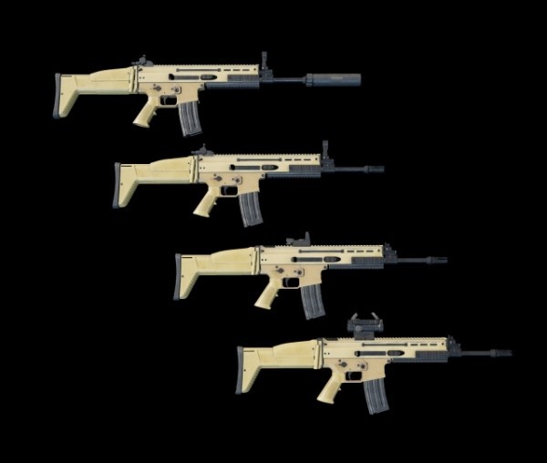 Súng trường trong SOS: Battle Royale