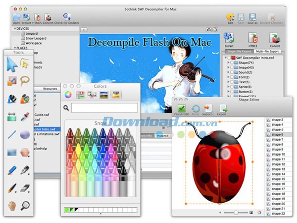 Sothink SWF Decompiler for Mac