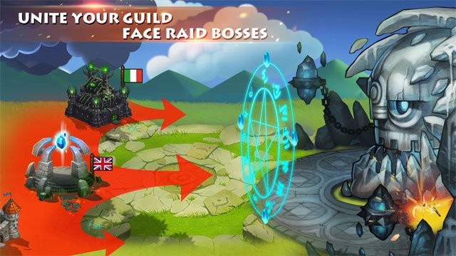 Liên kết các thành viên trong Guild và đấu boss