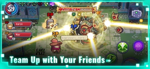 Lập team với bạn bè và cùng nhau đánh trùm