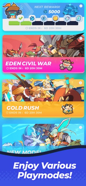 Thưởng thức nhiều chế độ chơi khác nhau