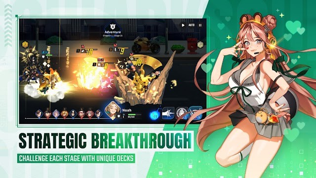 Chinh phục mỗi level với đội hình độc đáo, chiến lược của bạn