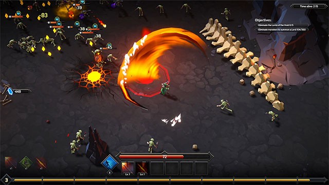 Soulstone Survivors PC sở hữu lối chơi hành động roguelite cổ điển với nhịp độ nhanh, hoành tráng