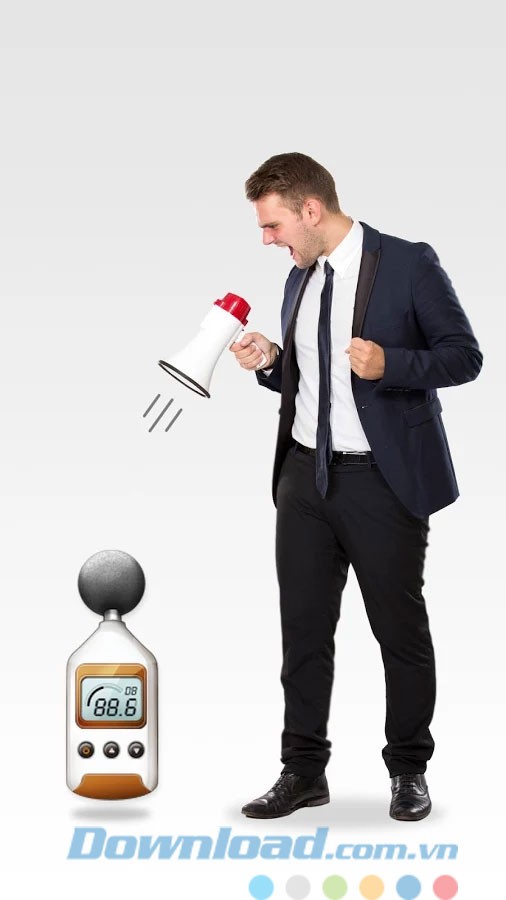 Ứng dụng có các ngưỡng ồn không thể đo được