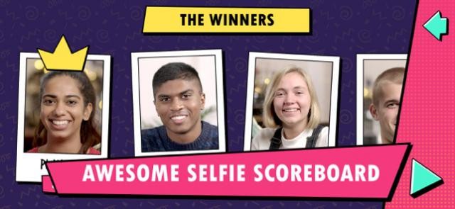 Chụp ảnh để giúp bảng điểm thêm đẹp hơn