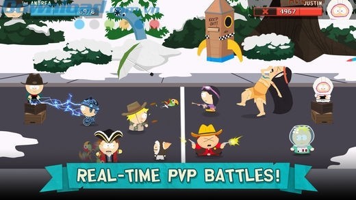 Chiến đấu ở chế độ PvP thời gian thực