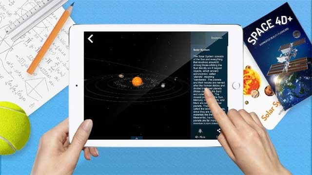Khám phá không gian một cách sống động với Space 4D+ cho Android