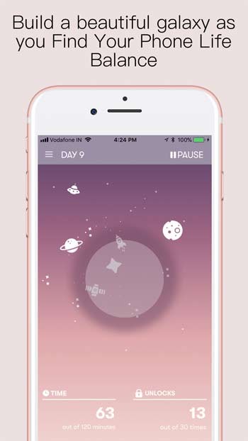 Ứng dụng cai nghiện smartphone hiệu quả - SPACE cho iOS