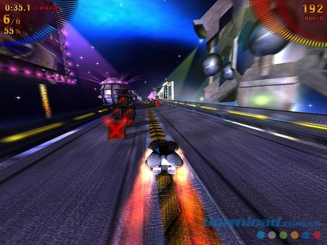 Game đua xe siêu tốc ngoài không gian Space Extreme Racers