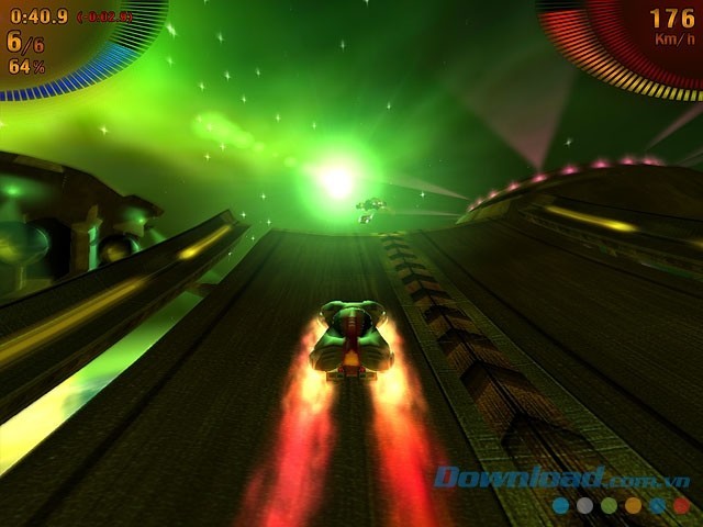 Điều khiển những chiếc xe đua mạnh mẽ trong Space Extreme Racers