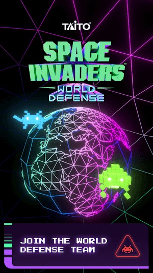SPACE INVADERS World Defense cho bạn tham gia vào đội bảo vệ thế giới