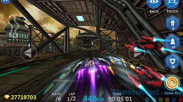 Game đua phi thuyền Space Racing 3D