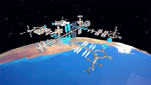 Space Station Designer là game mô phỏng thiết kế trạm không gian của riêng bạn