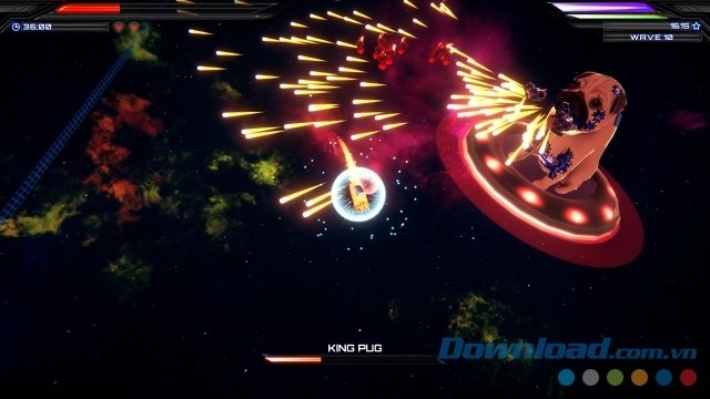 Điều khiển mèo đấu với chó trong game bắn súng không gian mới Spacecats with Lasers : The Outerspace cho máy tính, Mac và Linux