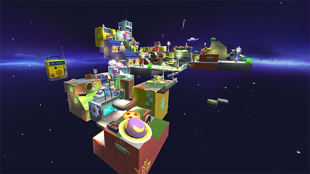 Công nghệ VR mang đến trải nghiệm xây thành phố sôi động trong Spacefolk City game