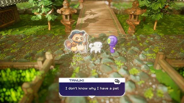 Du hành qua nhiều môi trường và gặp các nhân vật trong thần thoại Nhật Bản