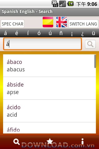 Spanish English Dictionary For Android