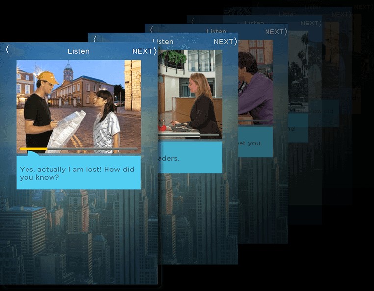 SpeakingPal cho Android có hàng trăm bài học vui nhộn