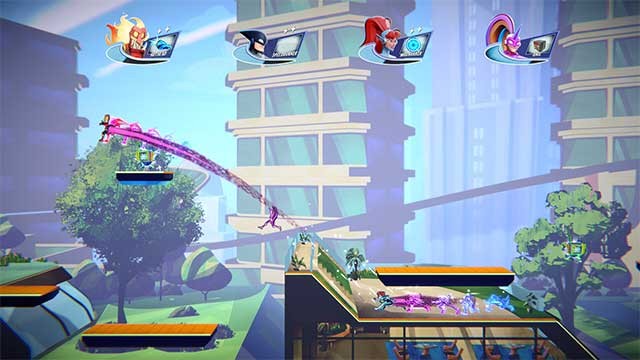 King of Speed là phần hai của game hành động siêu anh hùng SpeedRunners