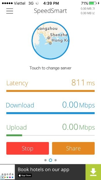 Đo tốc độ mạng 3G