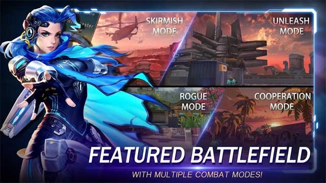 Game Speedy Gunfire for Android cung cấp cho người chơi rất nhiều chế độ đa dạng