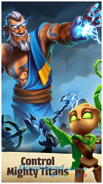 Nhập vai Titan trong game Spellbinders