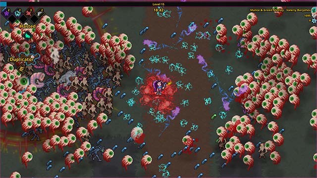 Spellbook Demonslayers là trò chơi sinh tồn giữa bầy quái giống Vampire Survivors