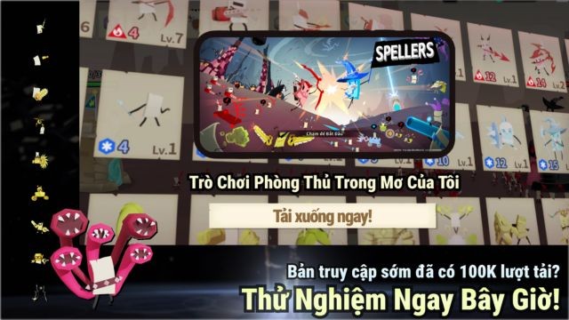 Game chiến thuật xây dựng bộ bài và hành động phòng thủ