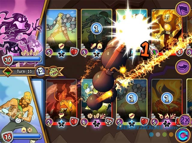 Tham gia vào các trận đấu bài cân não trong game miễn phí Spellstone cho máy tính và Mac