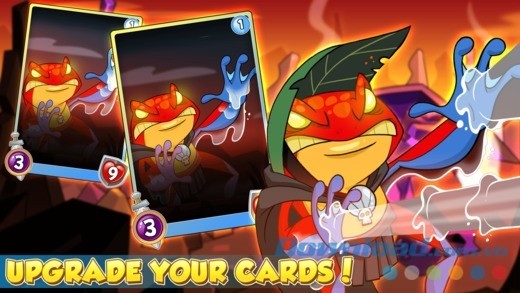 Spellstone cho iOS cho phép game thủ nâng cấp thẻ bài khi đạt tới một sức mạnh nhất định