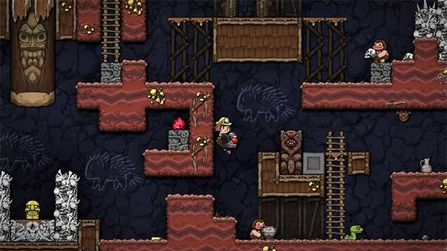 Spelunky 2 là game hành động đi cảnh cực dễ thương