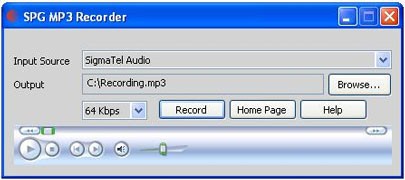SPG MP3 recorder