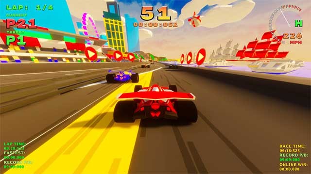 SPGP Super Polygon Grand Prix là một game đua xe tốc độ có đồ họa cổ điển