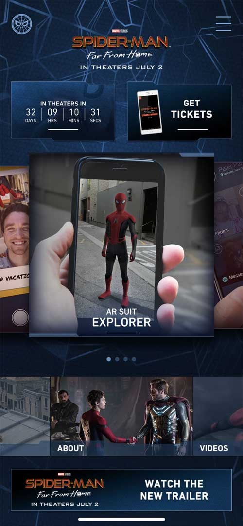 Game AR được phát triển dựa trên phim Người Nhện: Xa Nhà - Spider-Man: Far From Home