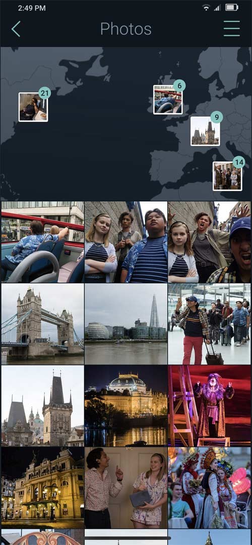 Xem ảnh và tin nhắn trên điện thoại của Người Nhện