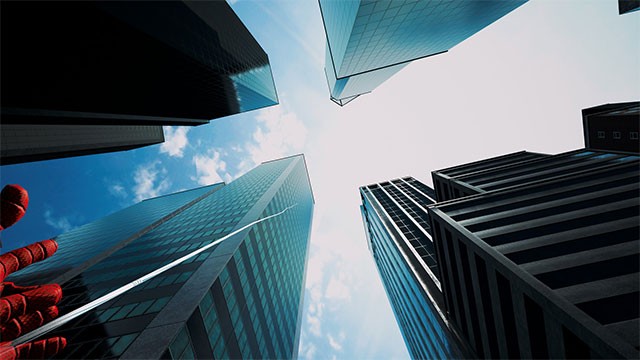 Sử dụng đạn tơ để bay giữa các tòa nhà và tiêu diệt kẻ thù theo cách riêng