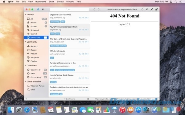 Spillo cho Mac tự động phát hiện link hỏng nhanh chóng