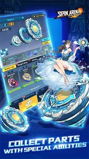 Thu thập các phần của con quay