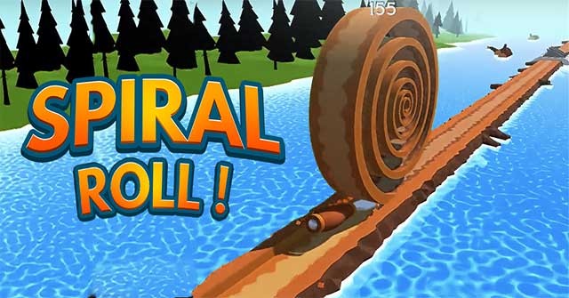 Tạo ra các vòng xoắn ốc để phá hủy mọi chướng ngại vật trong game Spiral Roll
