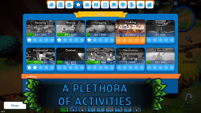 Vô số hoạt động hấp dẫn để bạn tham gia trong hành trình sinh tồn