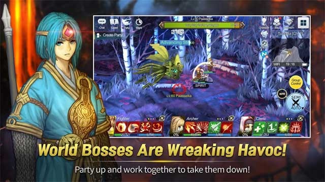 Thành lập liên minh với người chơi khác để đánh bại boss ngục tối khó nhằn