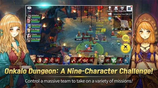 Thành lập một nhóm gồm 9 anh hùng và đi khám phá hầm ngục Onkalo Dungeon