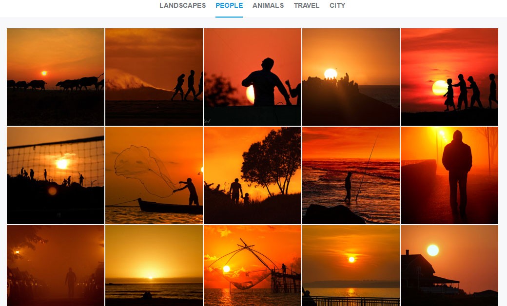 Kết quả hình ảnh có con người