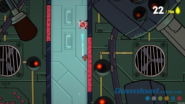 Sử dụng khả năng bám dính tường trong game hành động mới Splasher cho máy tính, Mac và Linux