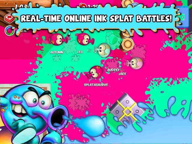 Splat Wars cho bạn tham gia vào các trận chiến phun mực màu sắc online thời gian thực