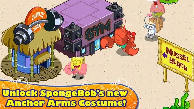 Mở khóa nhiều trang phục độc đáo mới cho SpongeBob