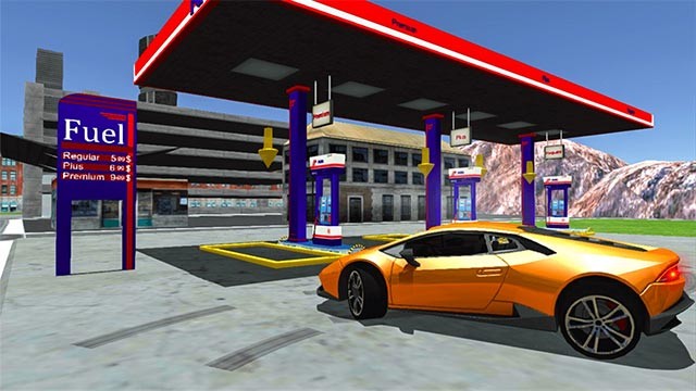 Sports Car: Gas Station & Car Wash yêu cầu người chơi rửa xe, đổ xăng, đậu xe và nhiều hơn thế