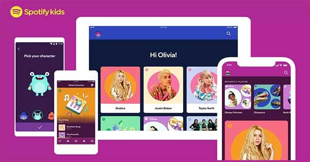 Spotify Kids for Android là ứng dụng phát nhạc Spotify được thiết kế dành cho trẻ