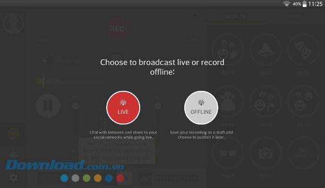 Hai tính năng nổi bật của Spreaker Studio